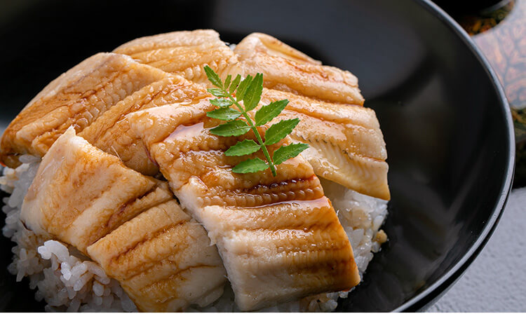 蒸し穴子丼